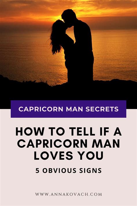 how do you know if a capricorn man loves you